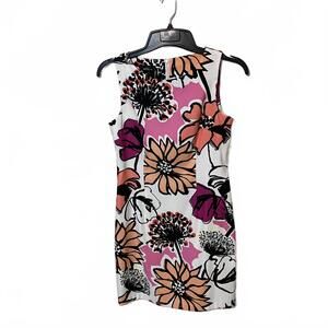 ALYX White Floral Cottagecore Feminine Romantic Boho Spring Sleeveless Dress 8P